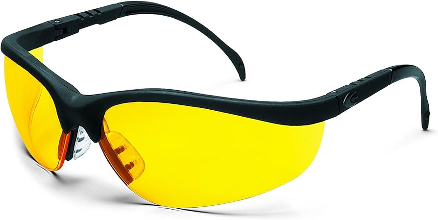 Anteojo Klondike ambar Negra Lente Amarillo