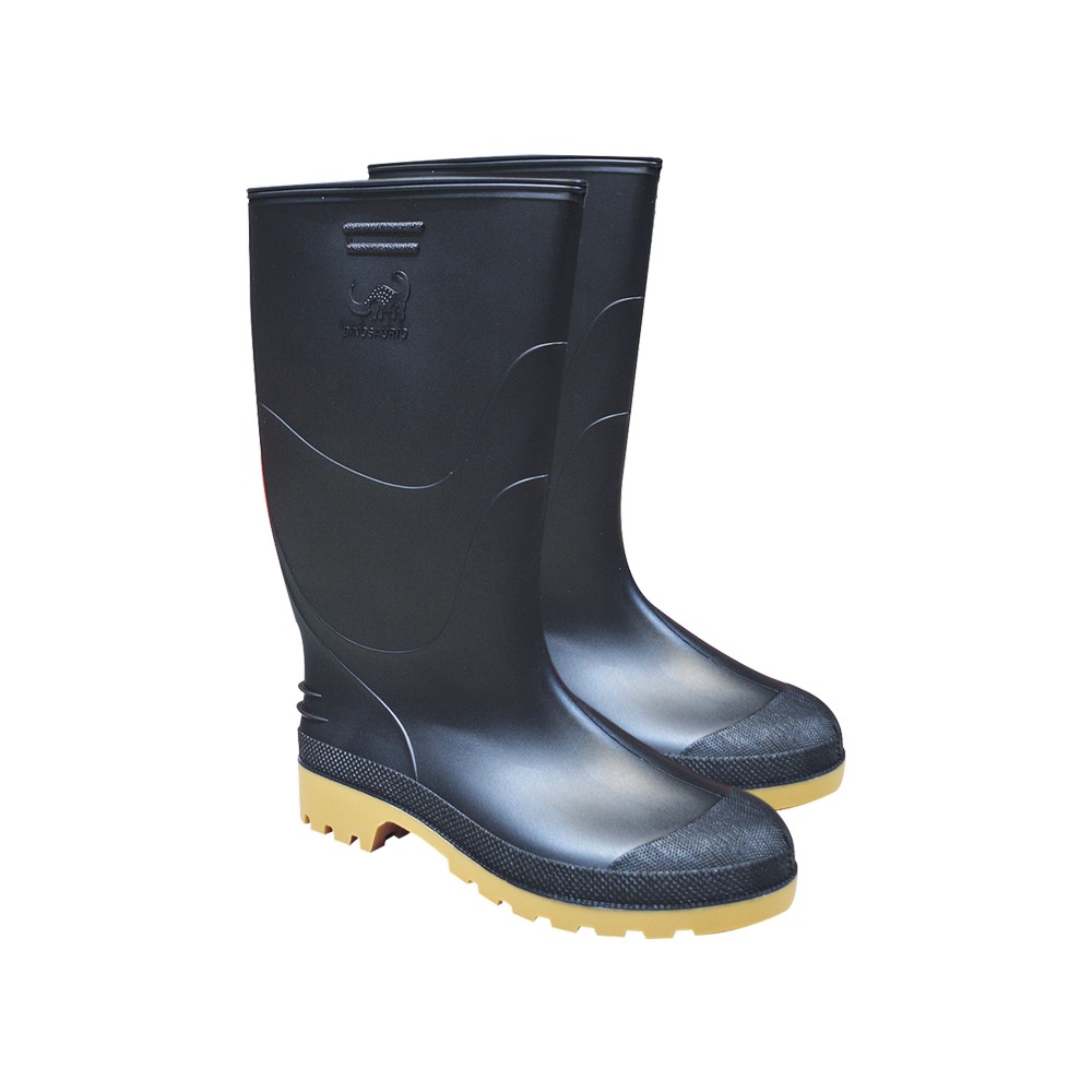Botas De Hule Dinosaurio Negra # 37