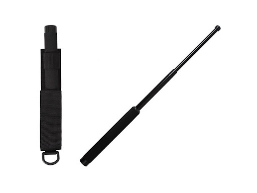 Baston Expandible  De Acero Color Negro De 21 Pulgadas