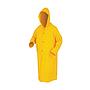 Bata C/ Capucha Removible 49 Largo Pvc / Poliester Grosor De .35Mm Color Amarillo Talla L